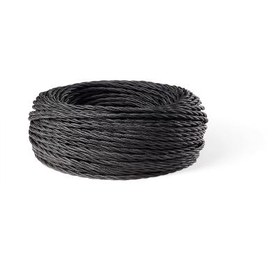 ROLLA 50Mt CAVO TRECCIA 3x0,75mm NERO